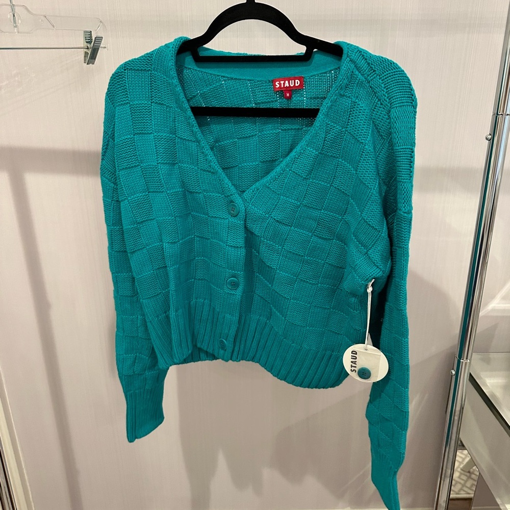 Staud Teal Women's Sweater